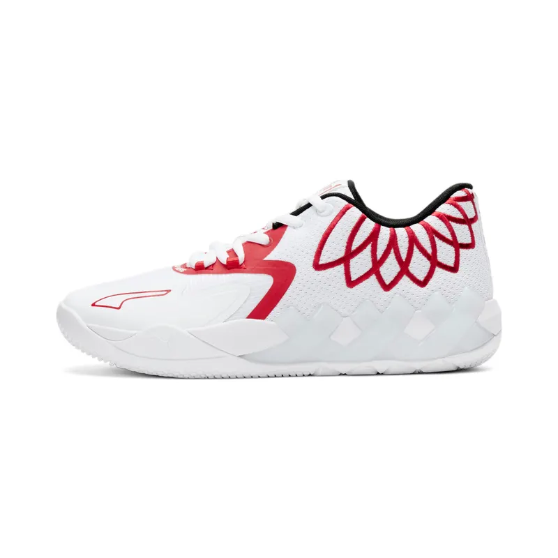 Men’s PUMA Mb.01 Lo White/High Risk Red (376941-10)