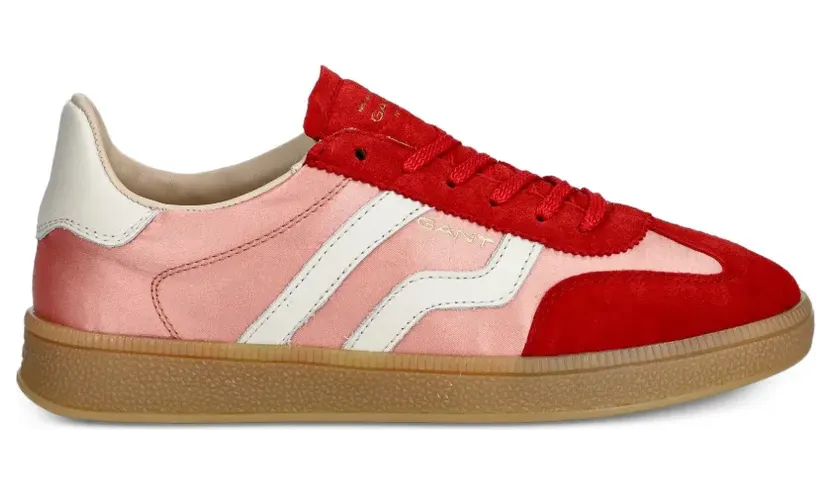 Gant Cuzima suède sneakers met vlakken – Rood (32533198G508)