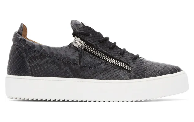 Giuseppe Zanotti Grey Croc Frankie Sneakers (RU00010 88132)