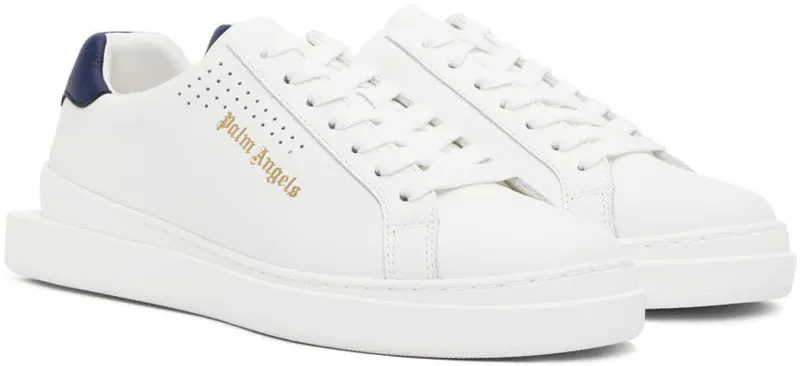 Palm Angels Navy Palm Two Sneakers (PMIA070S22LEA0010146)