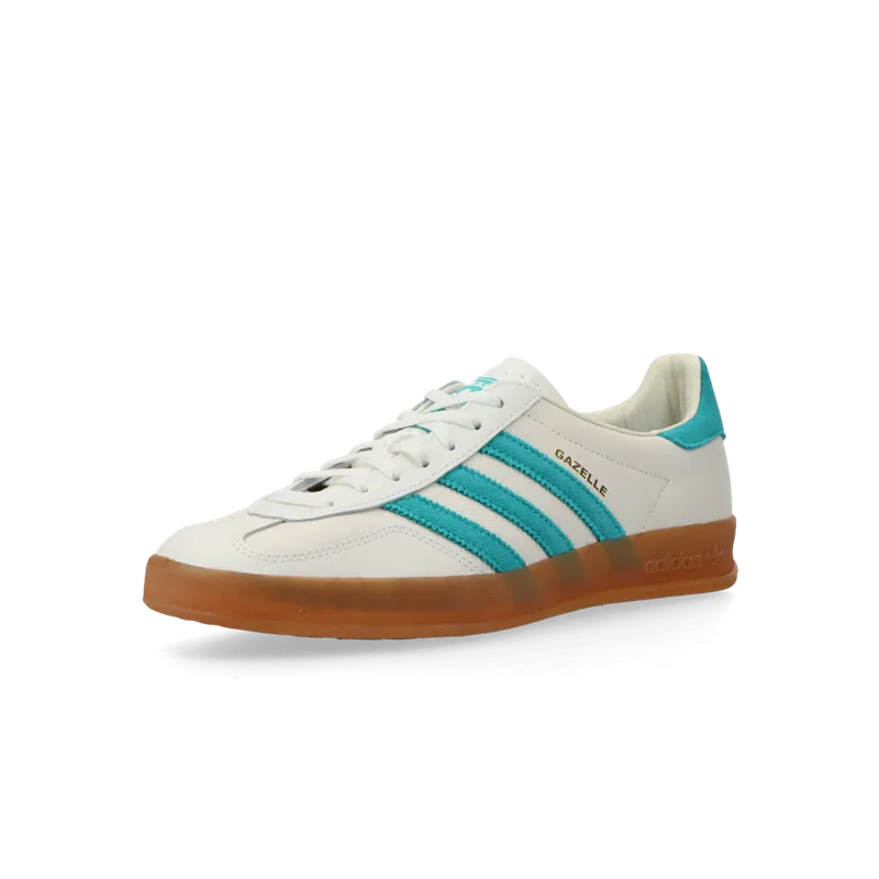 adidas Gazelle Indoor “Amalfi Days” (chalk white / hi-res aqua / gum) – JI2583