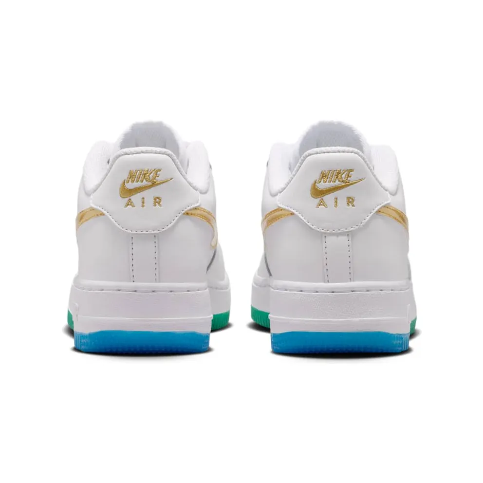 Nike Air Force 1 White/Soar/Sonic Yellow/Metallic Gold (IR3538-100)