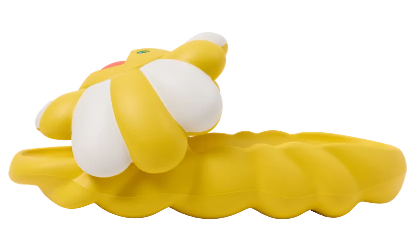 Takashi Murakami Ohana Full-Bloom Slide “Complexcon Yellow” (TM67)