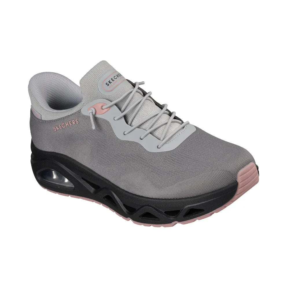 Skechers Slip-ins: UNO Glide-Step – Air Gliders Sneaker Houtskool/Pink