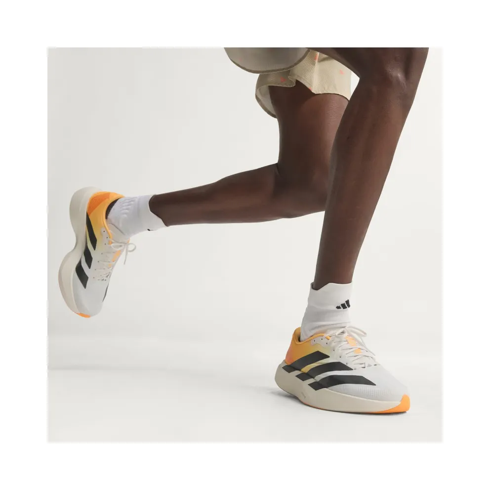 Adidas Adizero EVO SL Crystal White / Lucid Tangerine / Iron Metallic (KJ2521)
