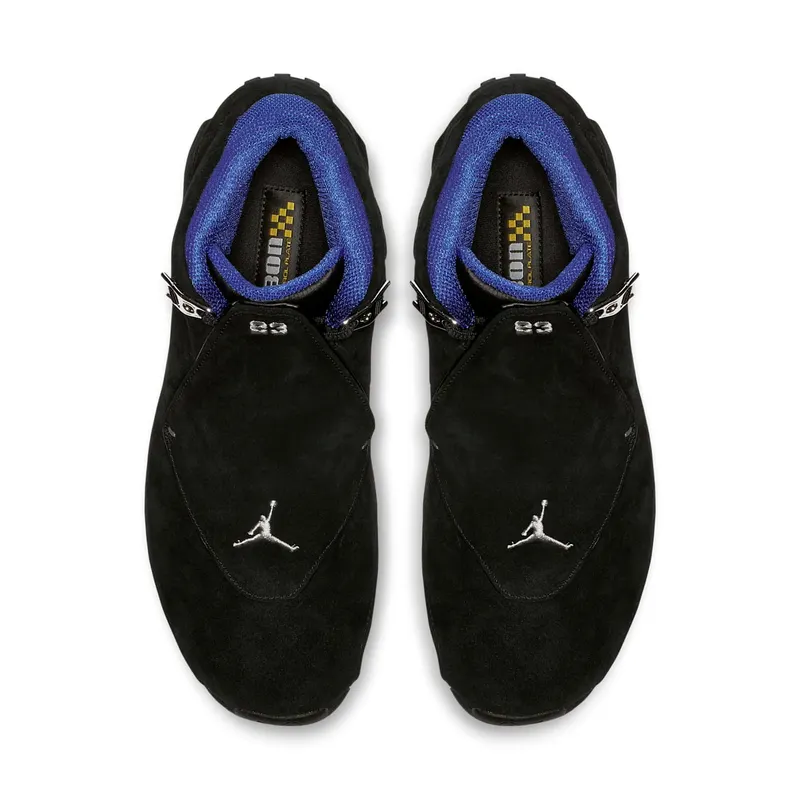 Jordan 18 Retro Black Sport Royal Black/Metallic Silver-Sport Royal (AA2494-007)
