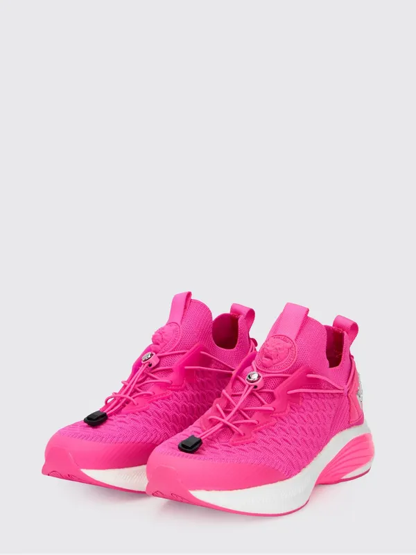 Plein Sport Crochet Knit Sneakers Fuchsia (SAESUSC0751STE003N87)