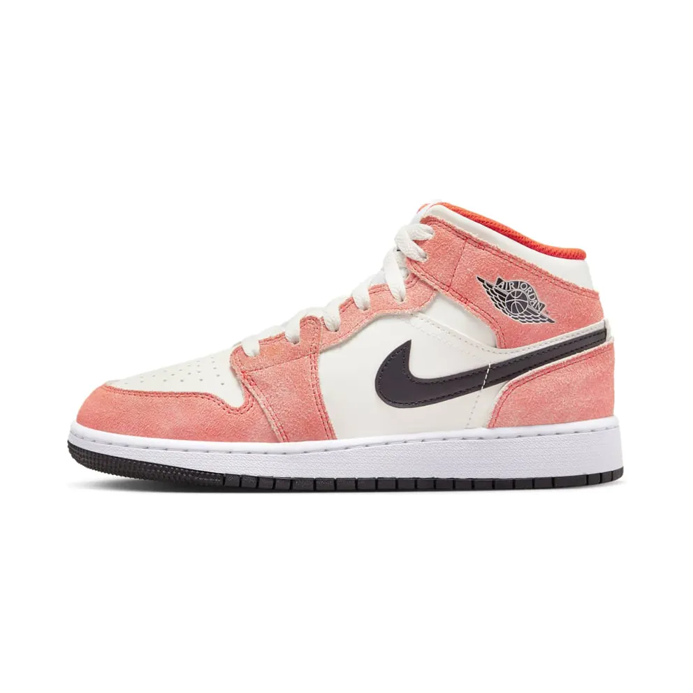 Air Jordan 1 Mid SE GS “Orange Suede” (DV1336-800)