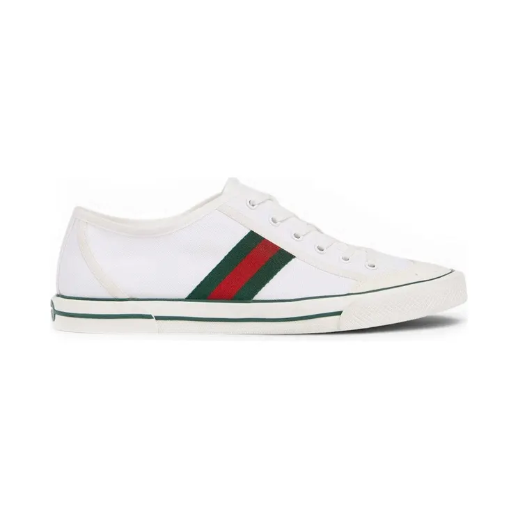 Gucci Tennis 1977 White Canvas Web (854436-FAFS4-9074)