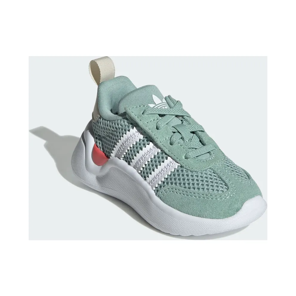 adidas Adifom 70s Comfort Closure Elastic Laces Shoes Kids “Hazy Green / Cloud White / Alumina” (IG4314)