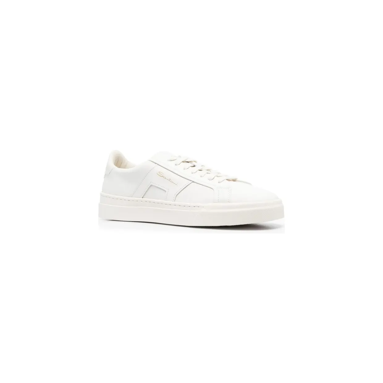 Santoni Double Buckle Low-top “White” (MBGT21779PNNG XWHI20) (4)