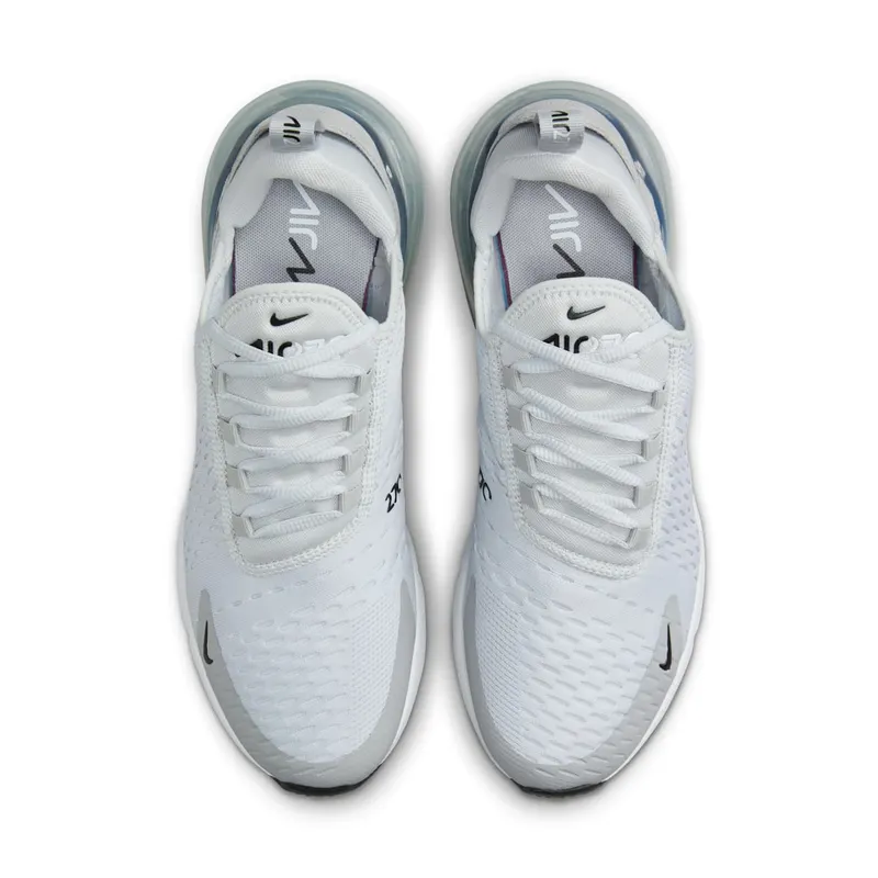 Nike Air Max 270 “Pure Platinum Light Smoke Grey Metallic Silver Black” (AH6789-018)