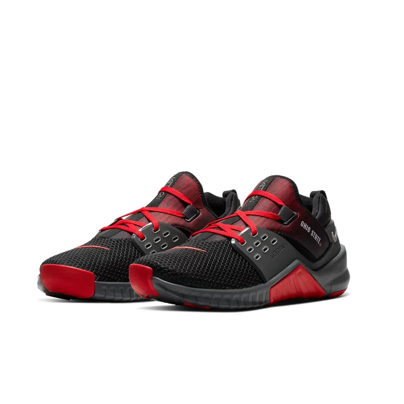 Nike Free X Metcon 2 Ohio State Black/Iron Grey-Pewter Grey-University Red (CQ8646-001)