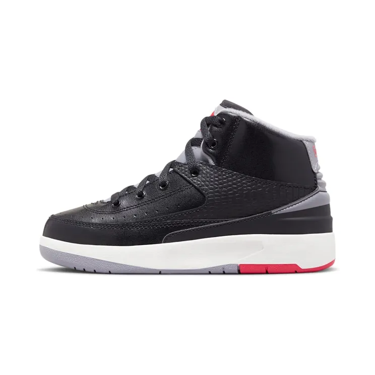 Air Jordan 2 Retro PS “Black / Fire Red / Sail / Cement Grey” (DQ8564-001)