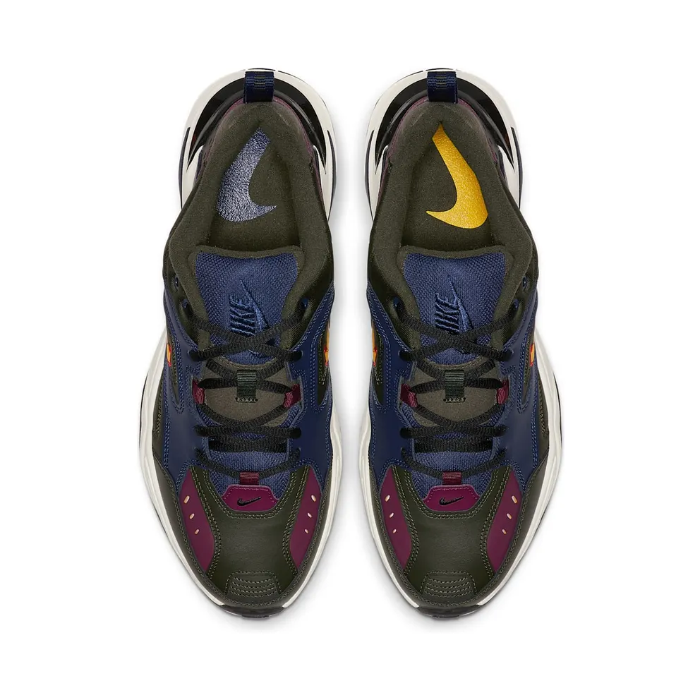 Nike M2K Tekno Midnight Navy Bordeaux Midnight Navy/University Gold-Bordeaux-Seqouia-University Red-Sail (AV4789-401)
