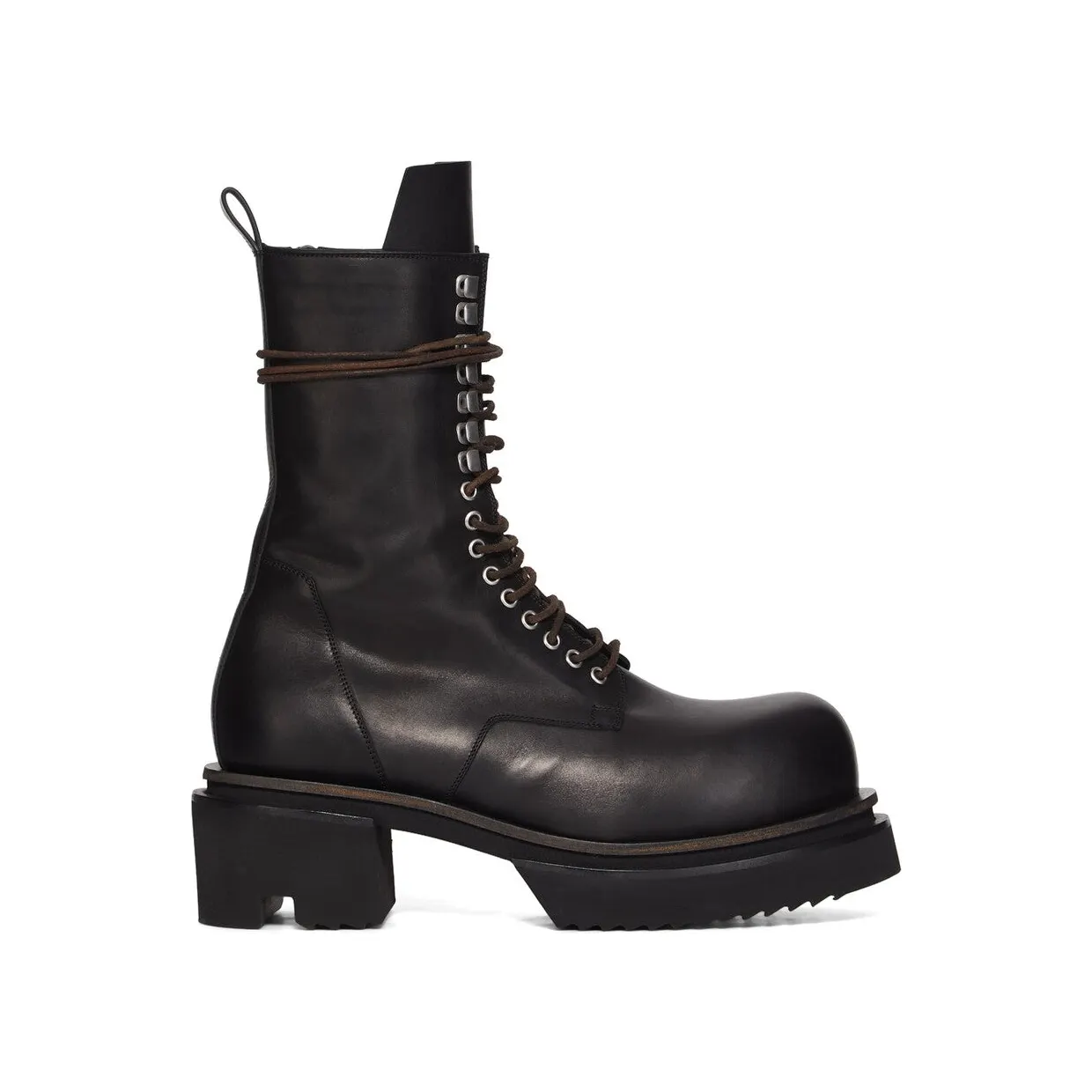 Rick Owens Lace-up Platform Boots BLACK (RR02F4839 LOO 09)