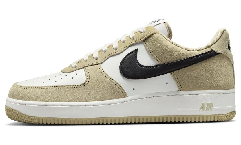 Nike Air Force 1 Low ’07 LV8 “White Desert Khaki Black” (IU7546-121)