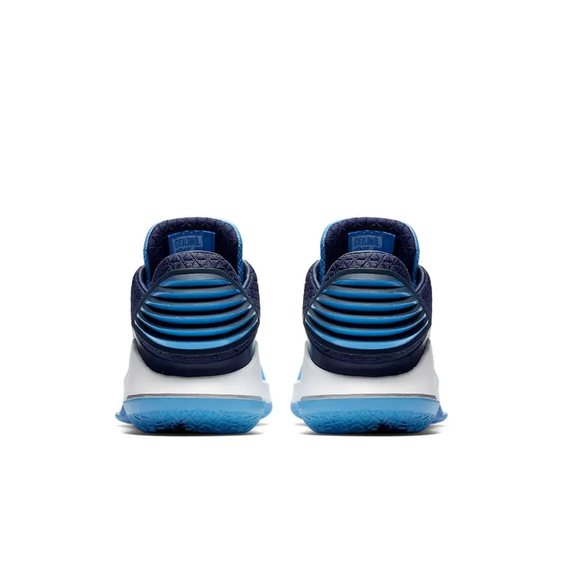 Jordan XXXII Low University Blue Black White Metallic Silver (AA1257-401)