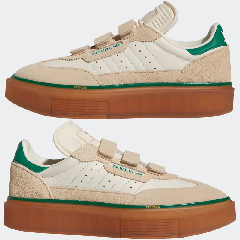 adidas Super Sleek Three-Strap V1 Wonder White / Core White / Gum (GY1777)