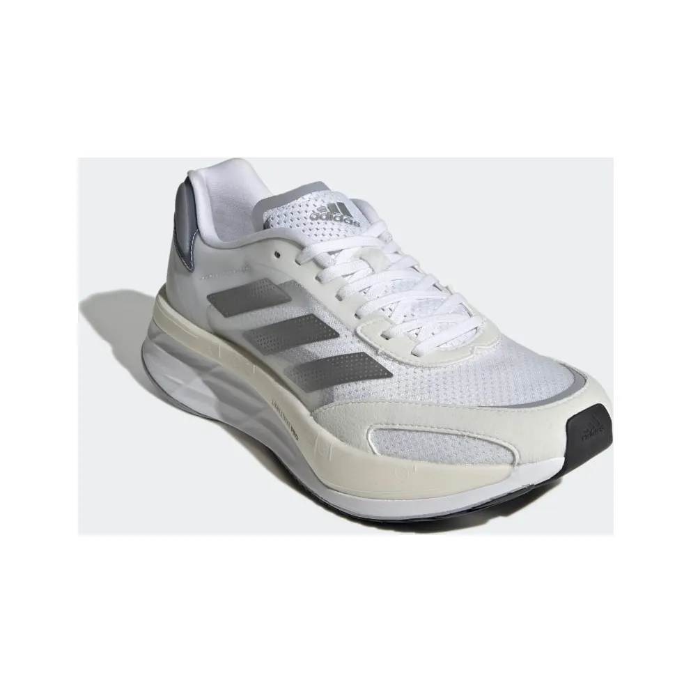 adidas Adizero Boston 10 Cloud White / Silver Metallic / Halo Silver (GY0907)