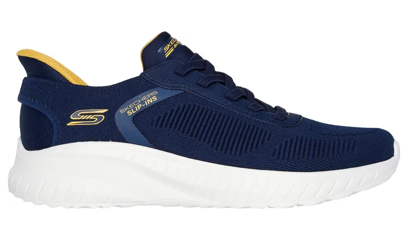 Skechers Slip-ins: BOBS Sport Squad Chaos – Solid Step – Marine – “Blauw” (118312 NVY)