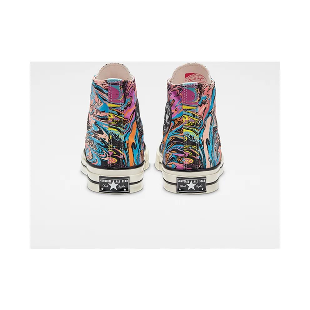 Converse Chuck Taylor All-Star 70s Hi Marble Egret/Multi-Black (167373C)