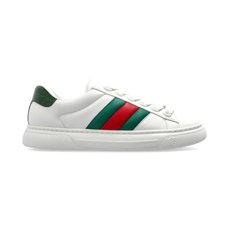 Gucci Ace Web Strap White Green Red (791394 AADMG 9053)