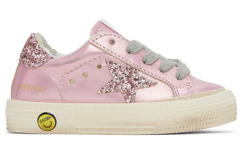 Golden Goose Baby Pink Glitter May Sneakers (GJF00112.F001991.25594)