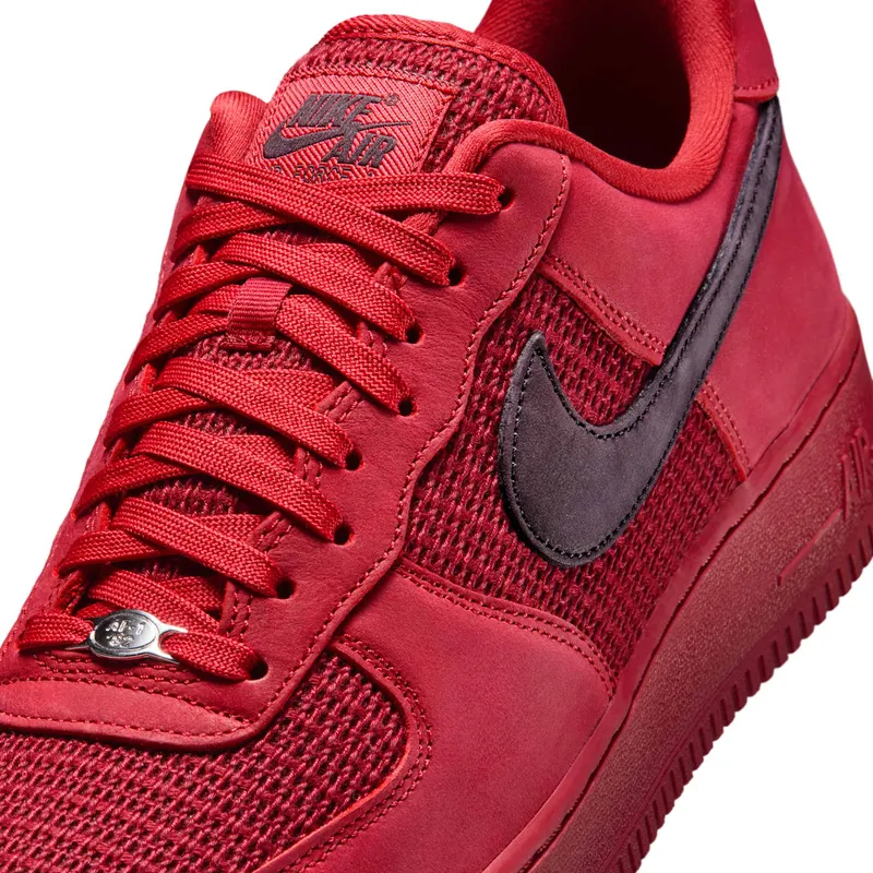 Nike Air Force 1 ’07 LV8 “Tough Red Metallic Silver” (II9807-600)