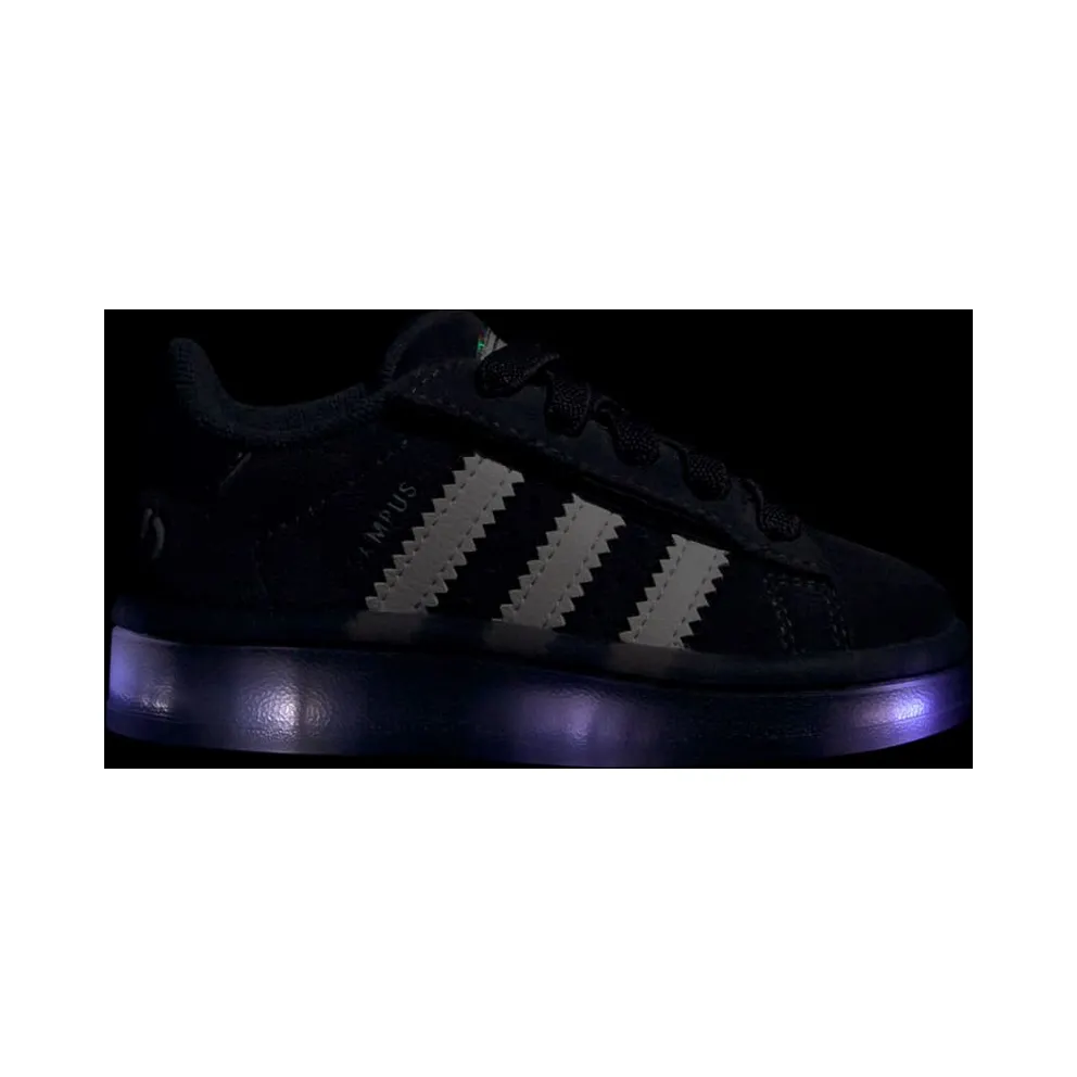 Adidas Campus 00s Led Lights Comfort Closure Elastic Lace Kids Grey Five / Cloud White / Grey Two (JS1284)