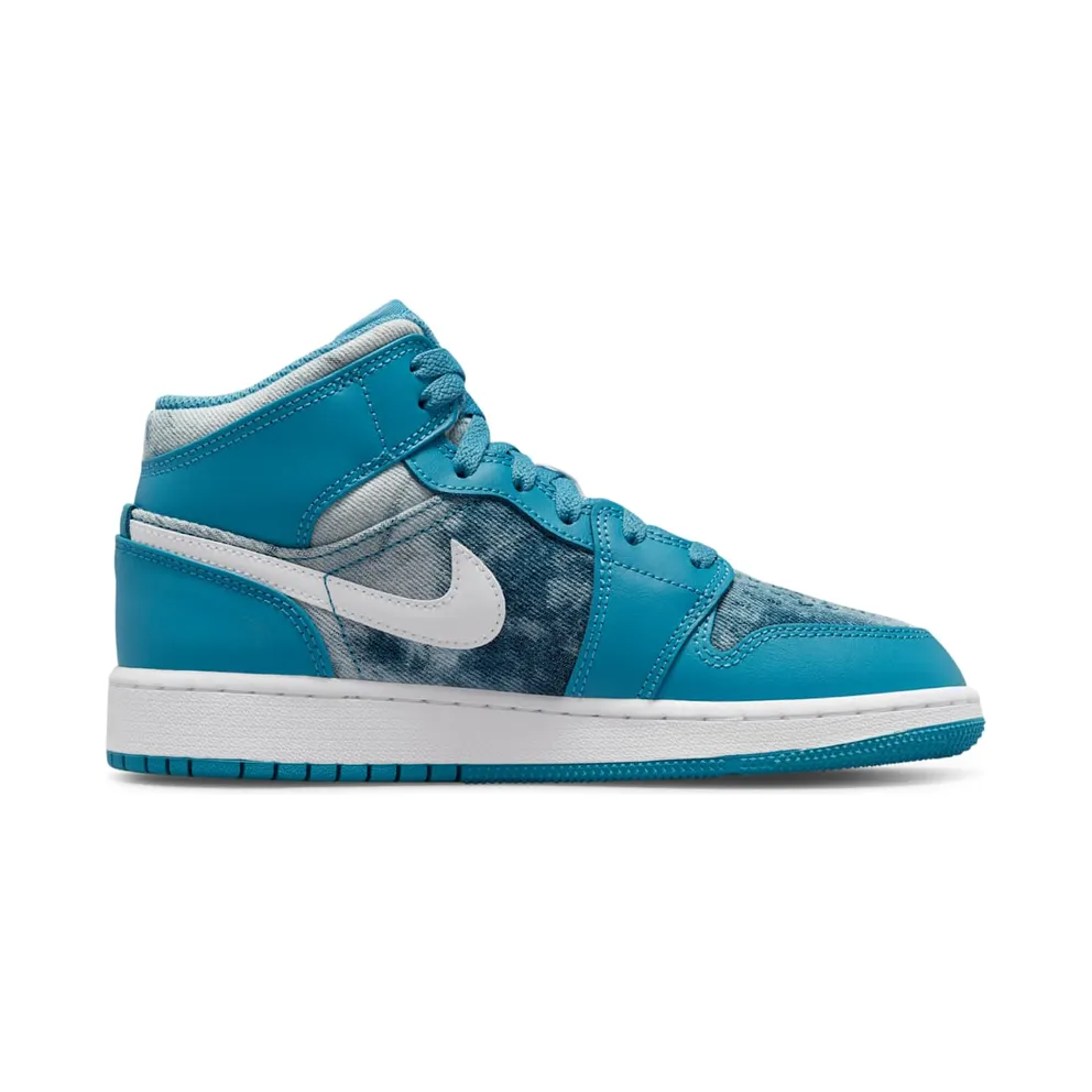 Air Jordan 1 Mid GS “Washed Denim” (DM8951-400)