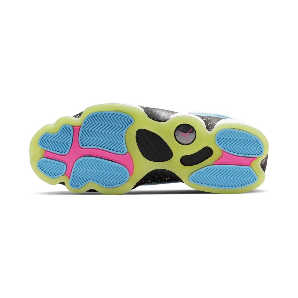 Jordan 6 Rings White Light Blue Fury Cyber White/Light Blue Fury-Cyber-Hyper Pink (CK0018-100)