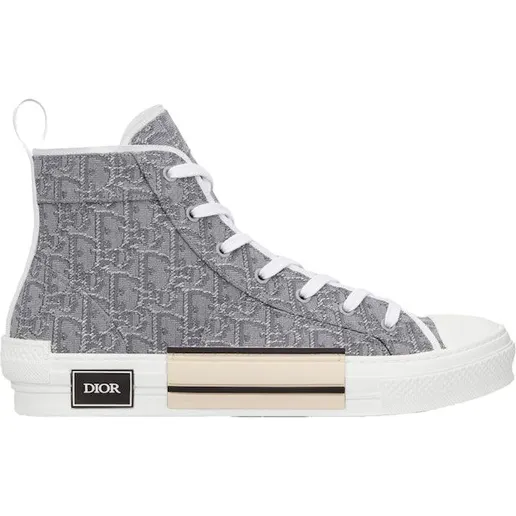 Dior B23 High-Top Ruthenium-Colored Oblique Jacquard (3SH126ZTU_H868)