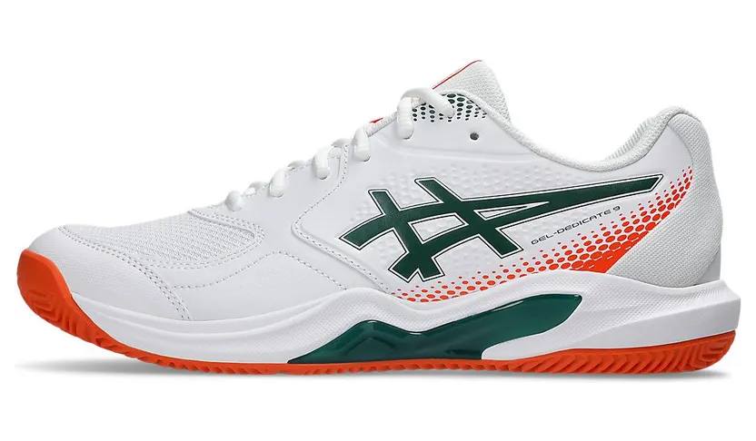 ASICS GEL-DEDICATE 9 PADEL “White / Jewel Green” (1041A546-100)
