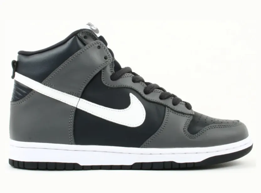 Nike Dunk High Light Graphite Dark Obsidian