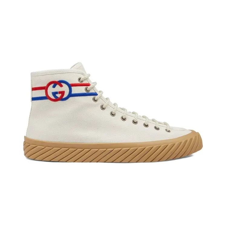 Gucci Interlock G High-Top White Red Blue (703033 9ARZ0 9097)