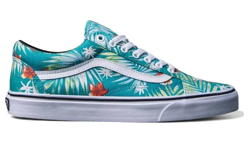 Vans Old Skool Decay Palms White True Baltic (VN08G1MOX)
