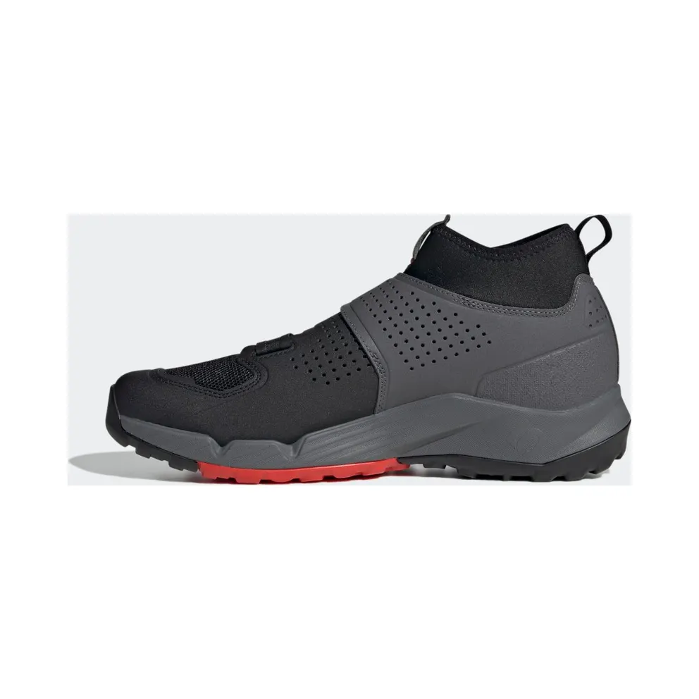 Adidas 5.10 TRAILCROSS PRO CLIP-IN MOUNTAIN BIKING SHOES Grey Five / Core Black / Red (HP9935)