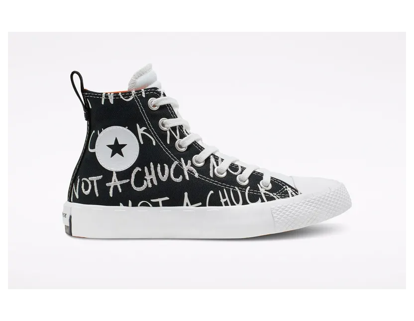 Converse UNT1TL3D High Top Black/white/bold Mandarin (266514C)