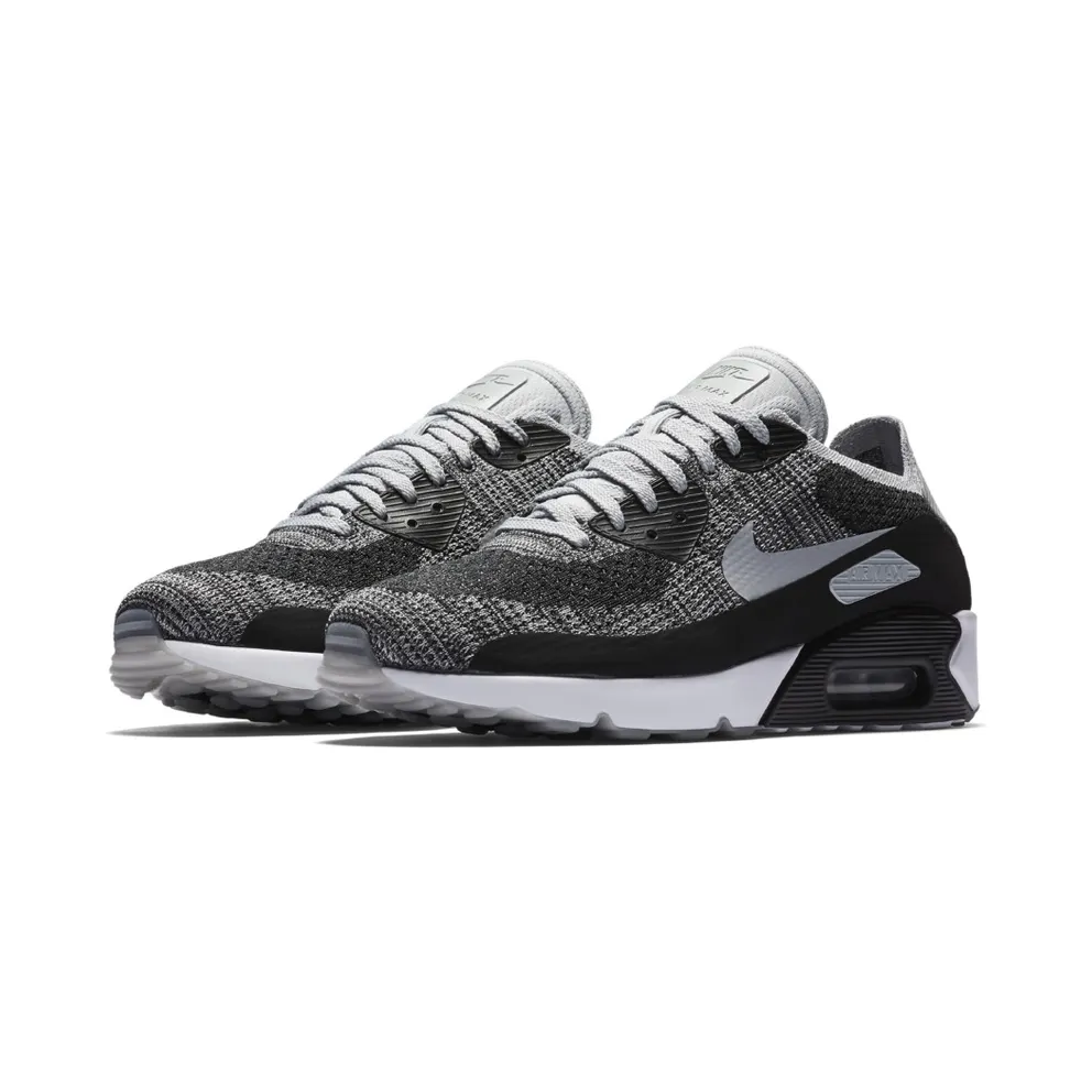 Nike Air Max 90 Ultra 2.0 Flyknit Black Wolf Grey Black/Wolf Grey-Pure Platinum-Dark Grey (875943-005)