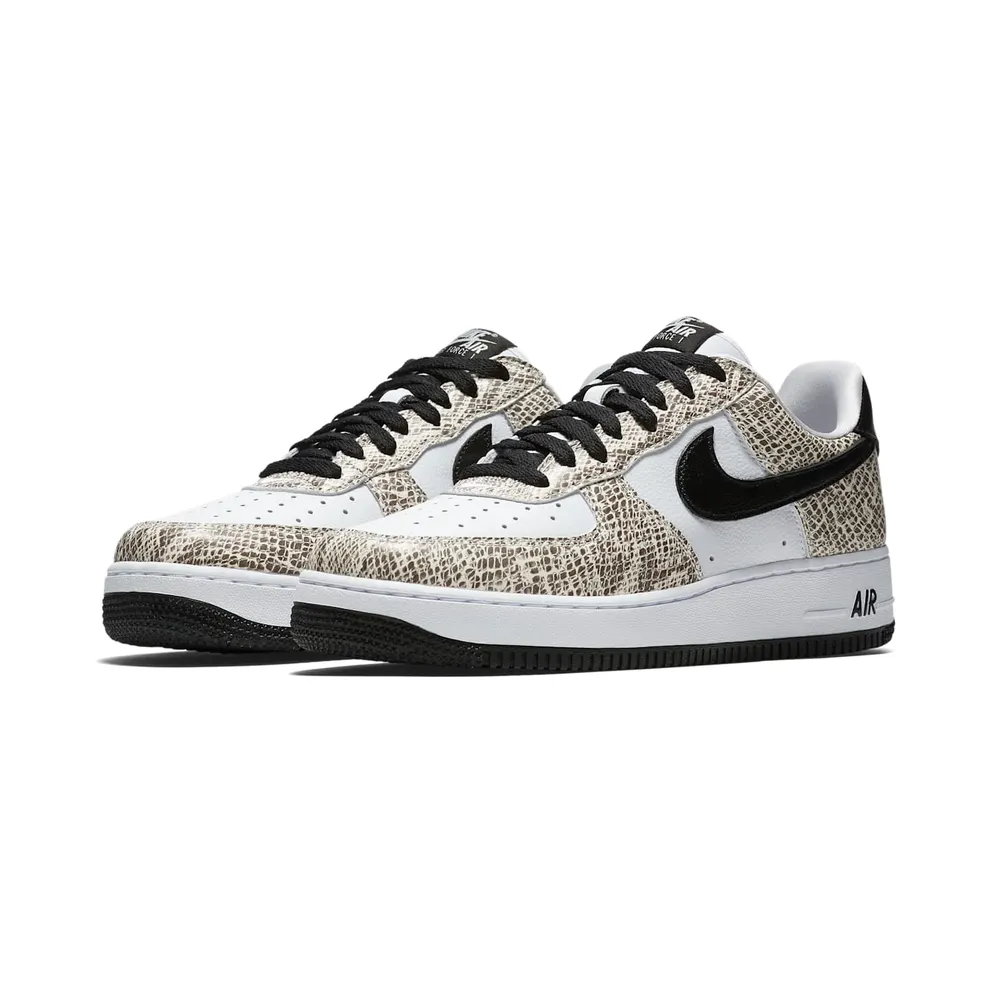 Nike Air Force 1 Low Retro Cocoa Snake (2018) True White/Black-Cocoa (845053-104)