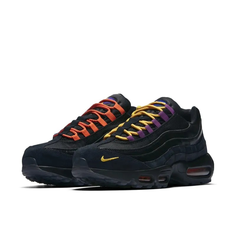 Nike Air Max 95 LA vs. NYC Black/Rush Blue-Brilliant Orange-Amarillo (AT8505-001)