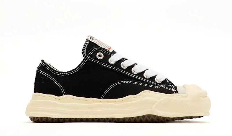 Maison Mihara Yasuhiro Hank Vintage Sole Canvas Low Black (A09FW734-BLK)