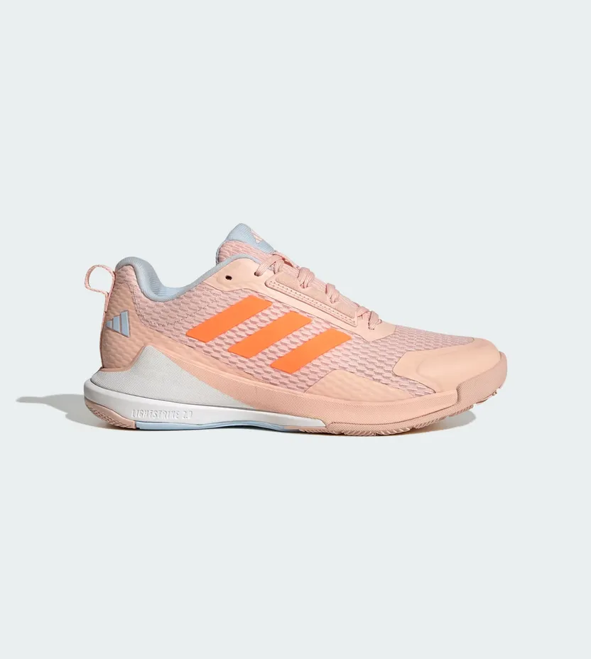 Adidas Novaflight 2 Indoor Blush Pink / Lucid Orange / Cloud White (JR9570)