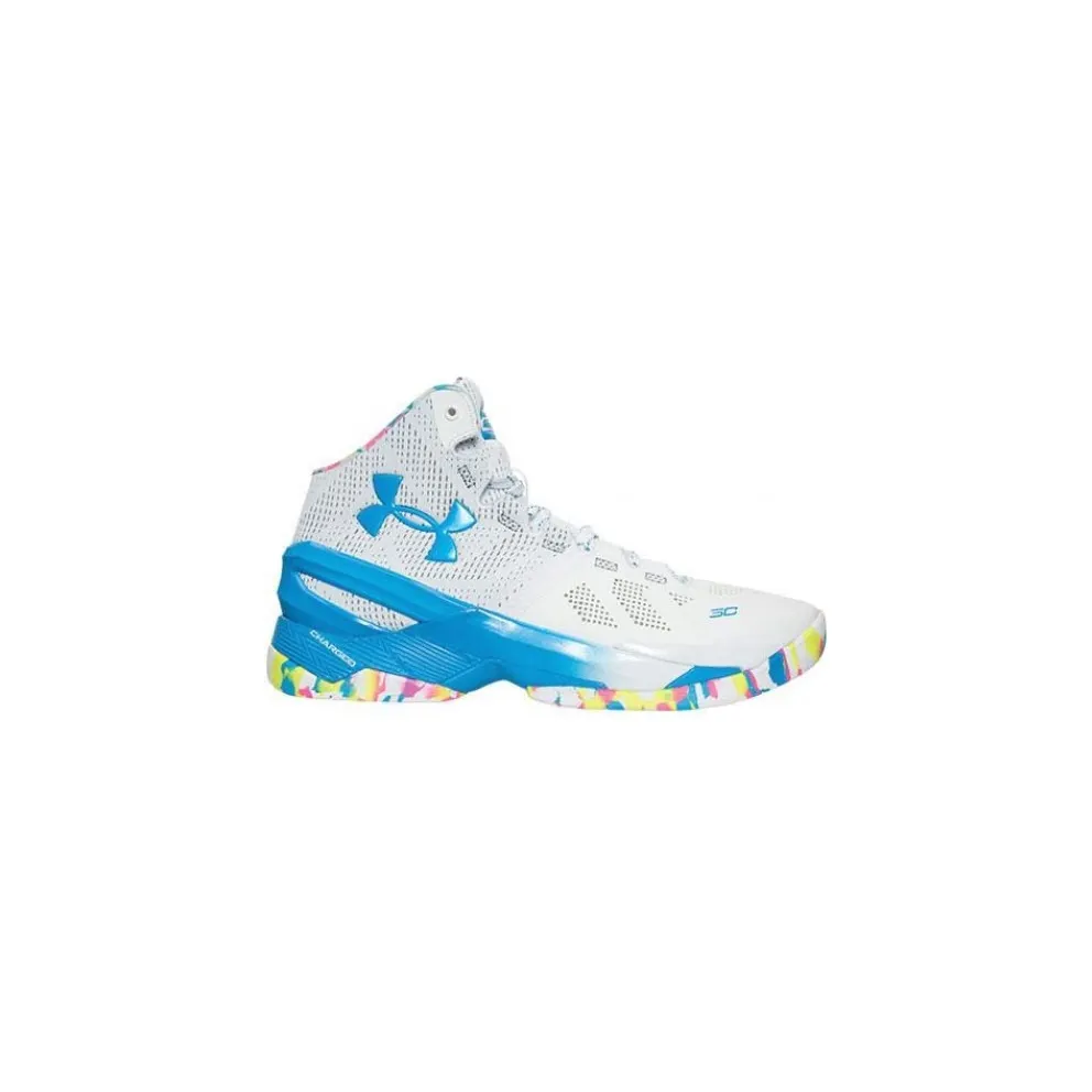 Under Armour UA Curry 2 Birthday White/Mojo Pink-Electric Blue (1259007-103)