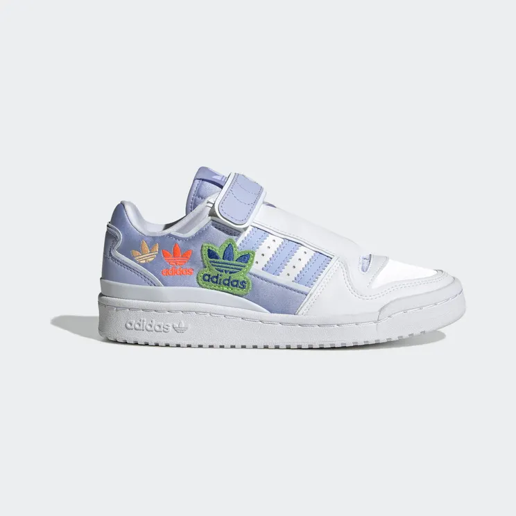 adidas Forum Plus Cloud White / Violet Tone / Acid Orange (H05117)