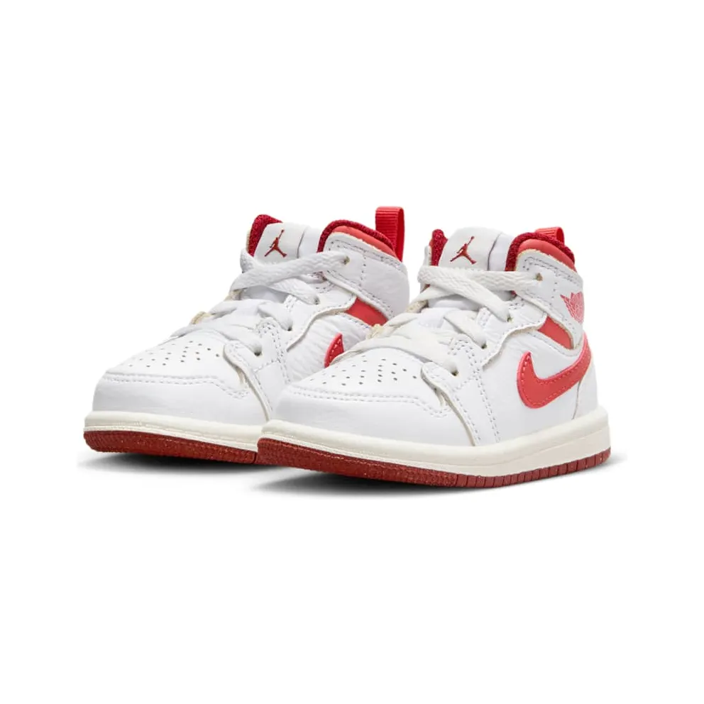 Air Jordan 1 Mid SE TD “White Dune Red” (FJ3466-160)