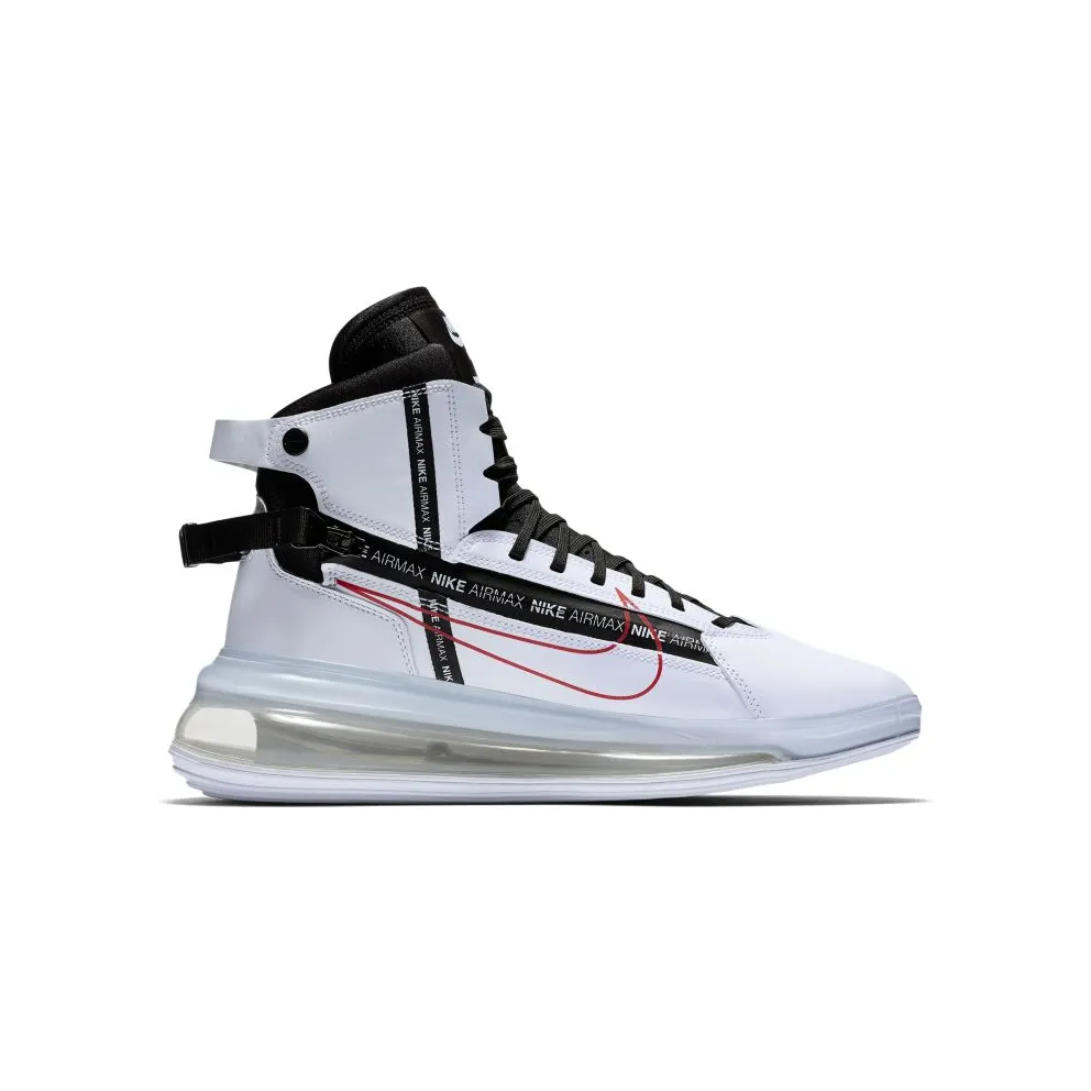 Nike Air Max 720 Saturn White Black Red White/Black-University Red (AO2110-100)