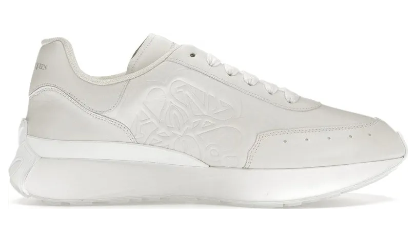 Alexander McQueen Sprint Runner Triple White (688548 WIC94 9000)