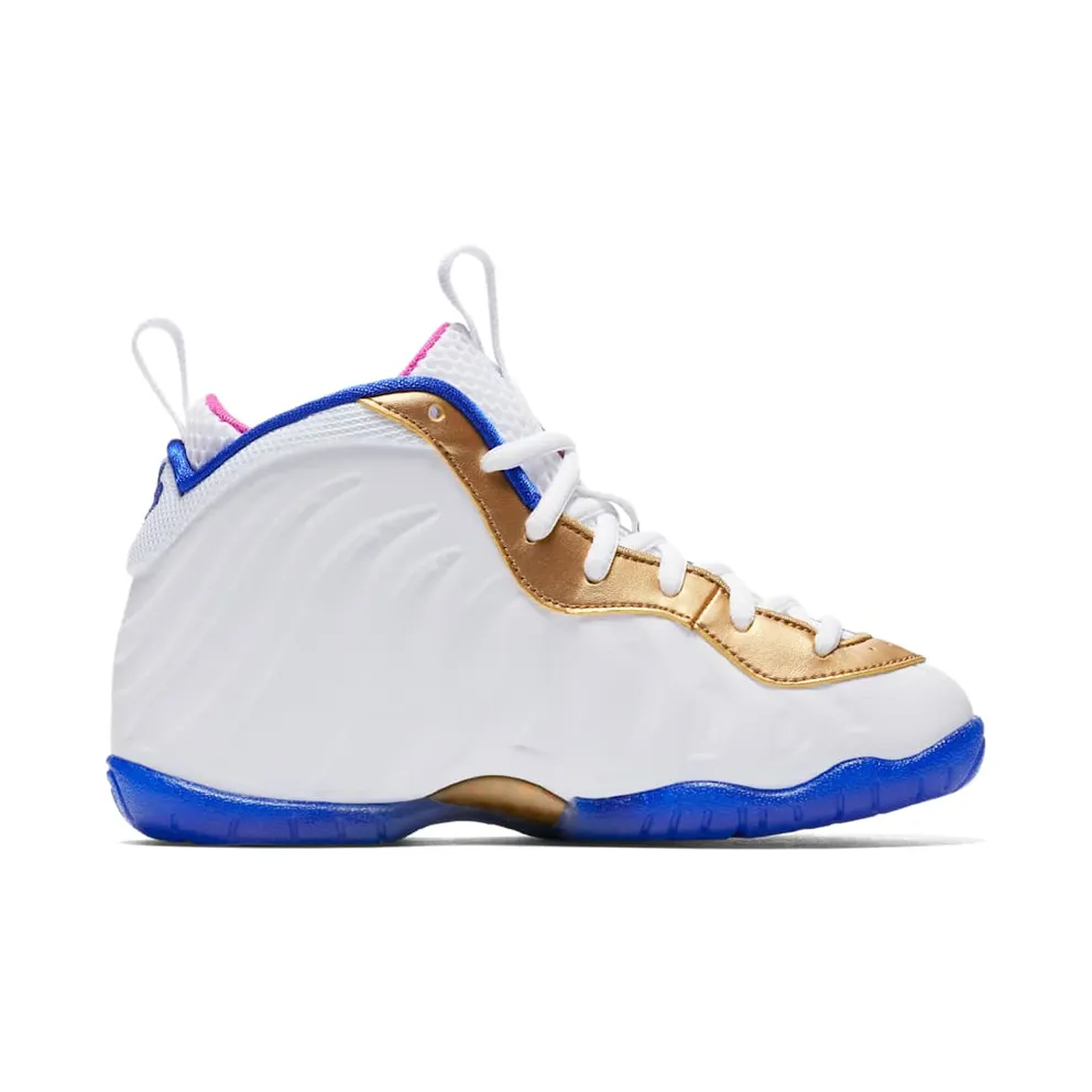 Nike Air Foamposite One Peanut Butter & Jelly (PS) White/Fuchsia Blast-Racer Blue (723946-103)